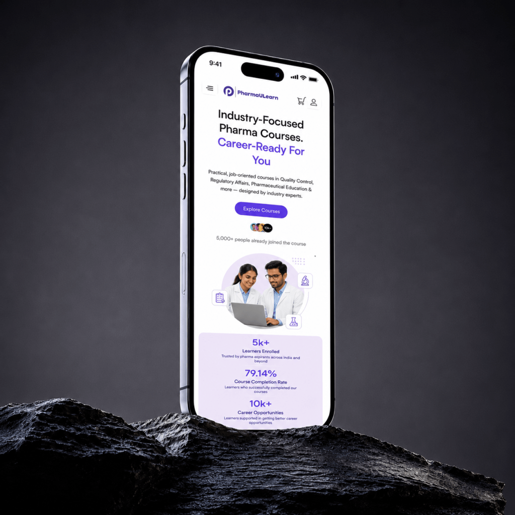 PharmaULearn Website design project developed by Novixs Web Services